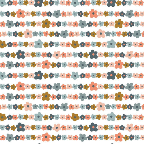 Floral - GOTS Organic Cotton Jersey - The Fabric Counter