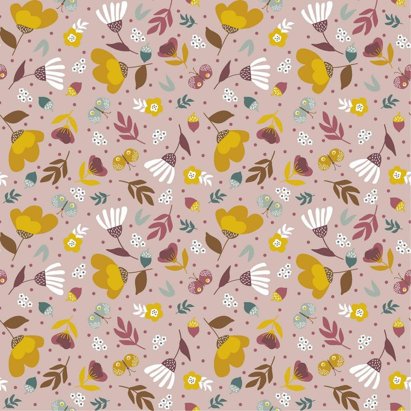 Flower - Cotton Print - The Fabric Counter