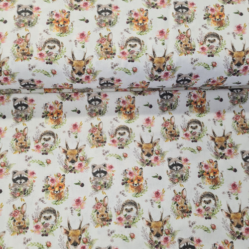 Forrest Friends Digital Cotton Print - The Fabric Counter