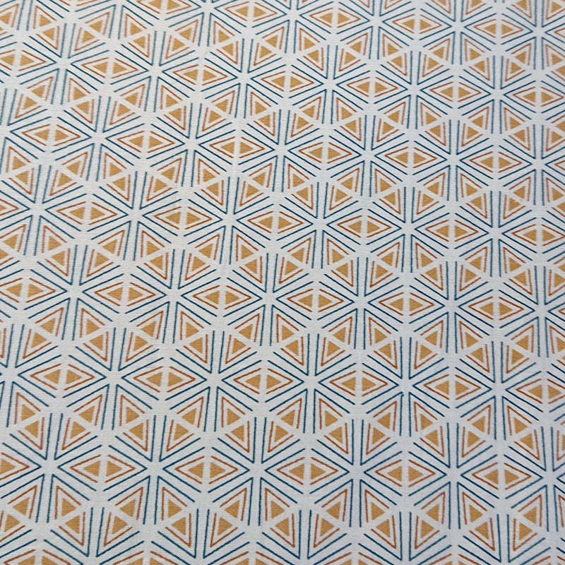 Geometric Cotton Print - The Fabric Counter