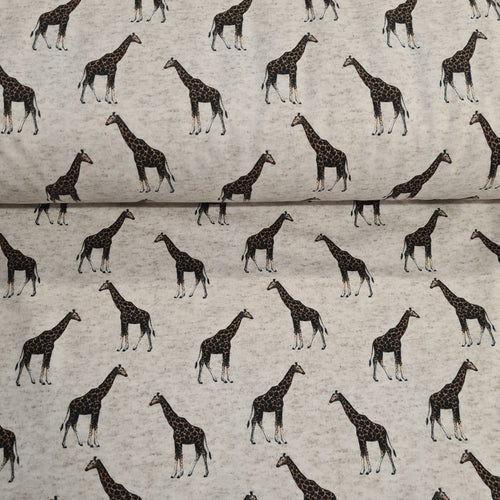 Giraffe - Cotton Jersey - The Fabric Counter