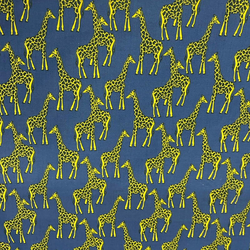 Giraffe Polycotton - The Fabric Counter