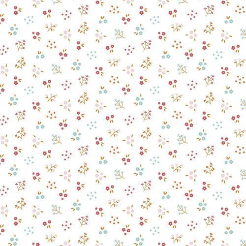 GOTS Organic Cotton - Floral - The Fabric Counter