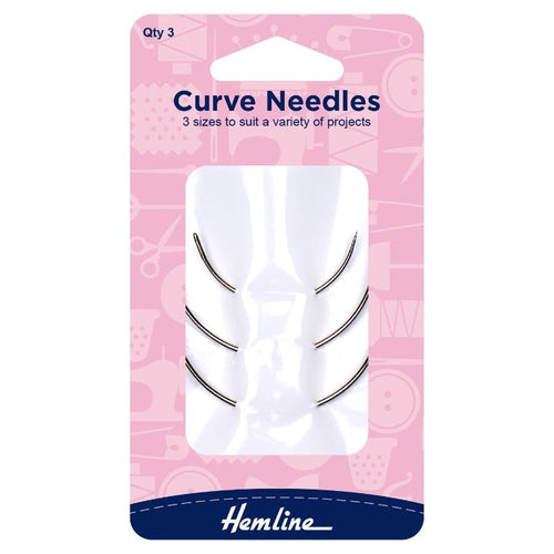 Hand Sewing Needles - Curved - The Fabric Counter