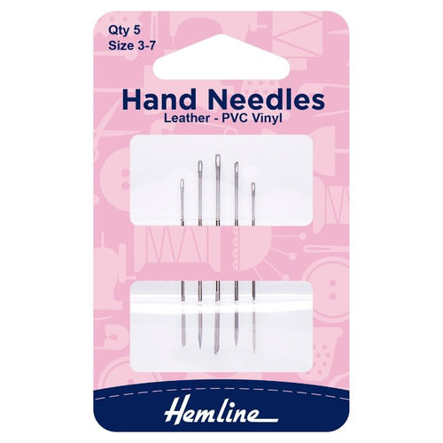 Hand Sewing Needles - Leather - The Fabric Counter