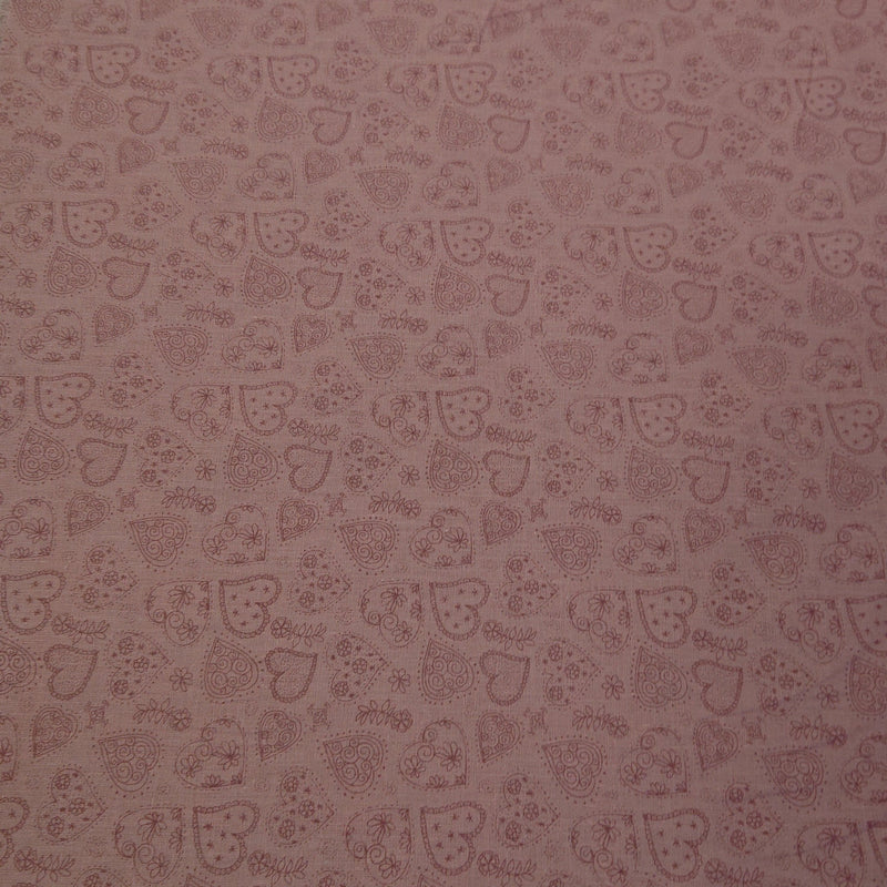 Heart Cotton Print - The Fabric Counter
