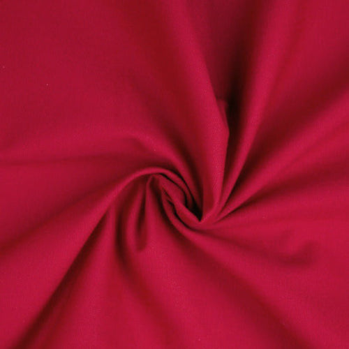 Heavy Cotton Canvas - Red - The Fabric Counter