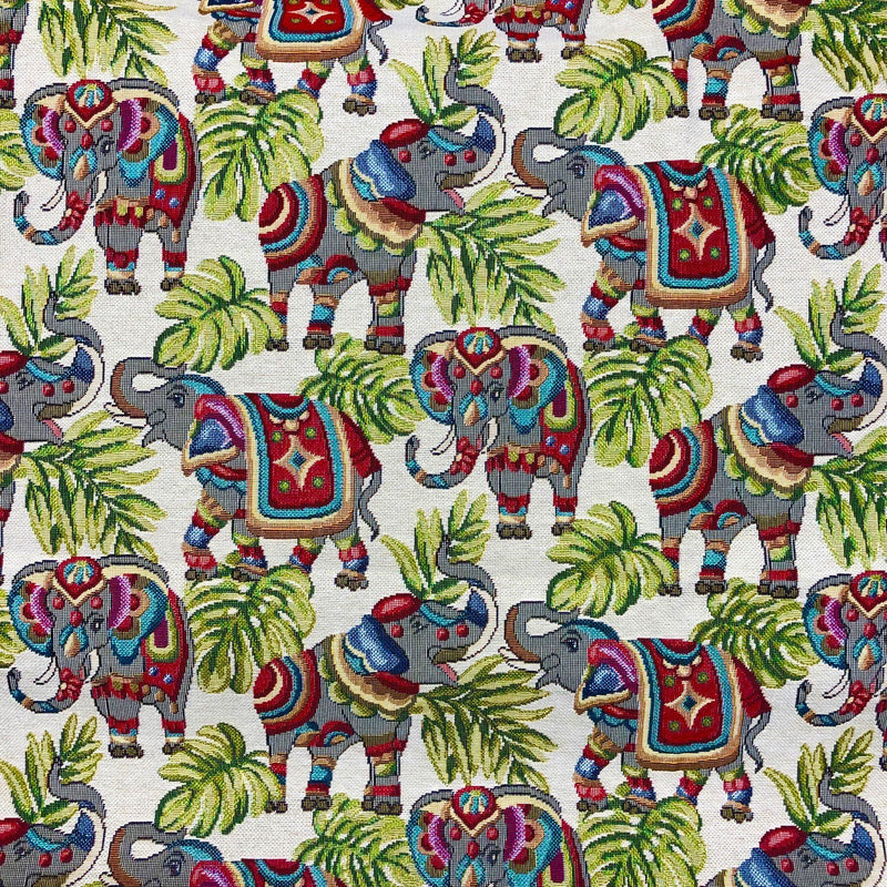 Indian Elephant Tapestry - The Fabric Counter