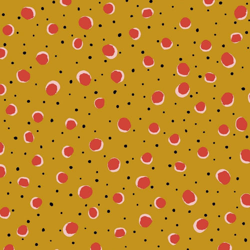 Jolly Dots - GOTS Organic Cotton Jersey - The Fabric Counter