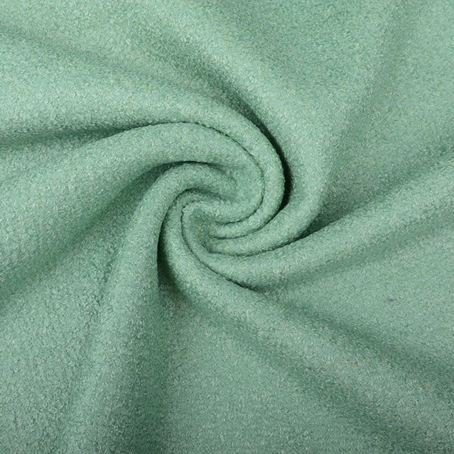 Lanzo Wool Mix - Sage Green - The Fabric Counter