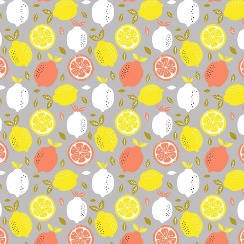 Lemon - Cotton Print - The Fabric Counter