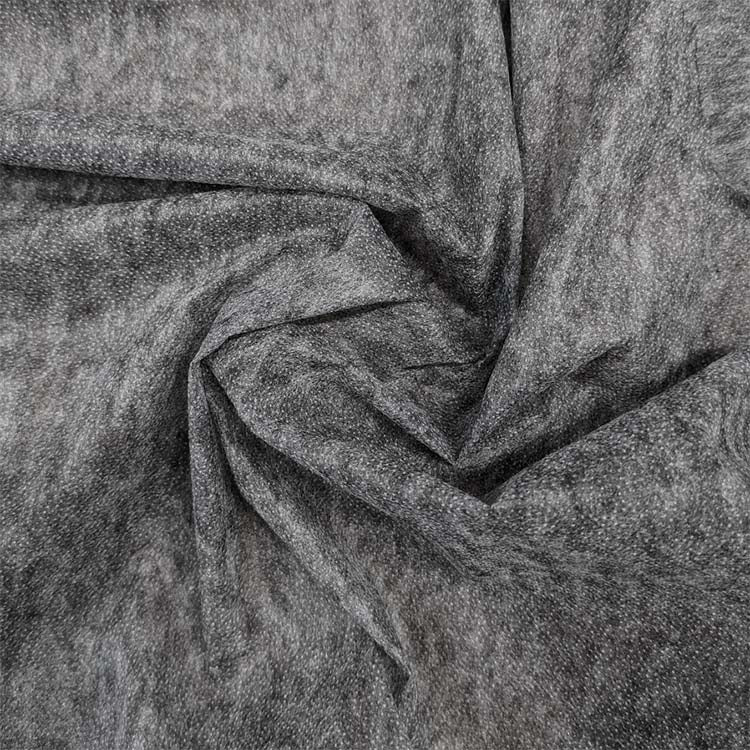 Light Iron-On Interfacing - Charcoal - The Fabric Counter