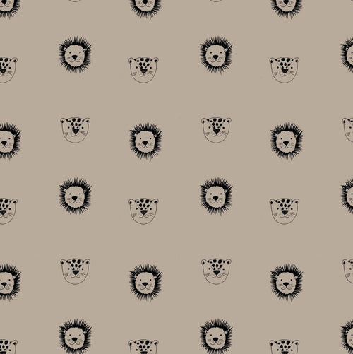 Lion & Leopard - GOTS Organic Cotton - The Fabric Counter