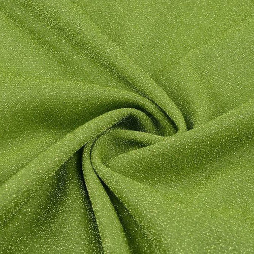 Lurex Knit - Lime - The Fabric Counter
