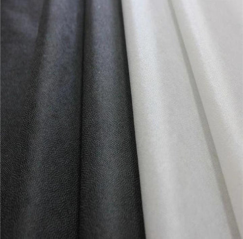 Medium Iron-On Interfacing 90cm (BLACK) - The Fabric Counter