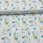 Mermaid Cotton Print - The Fabric Counter