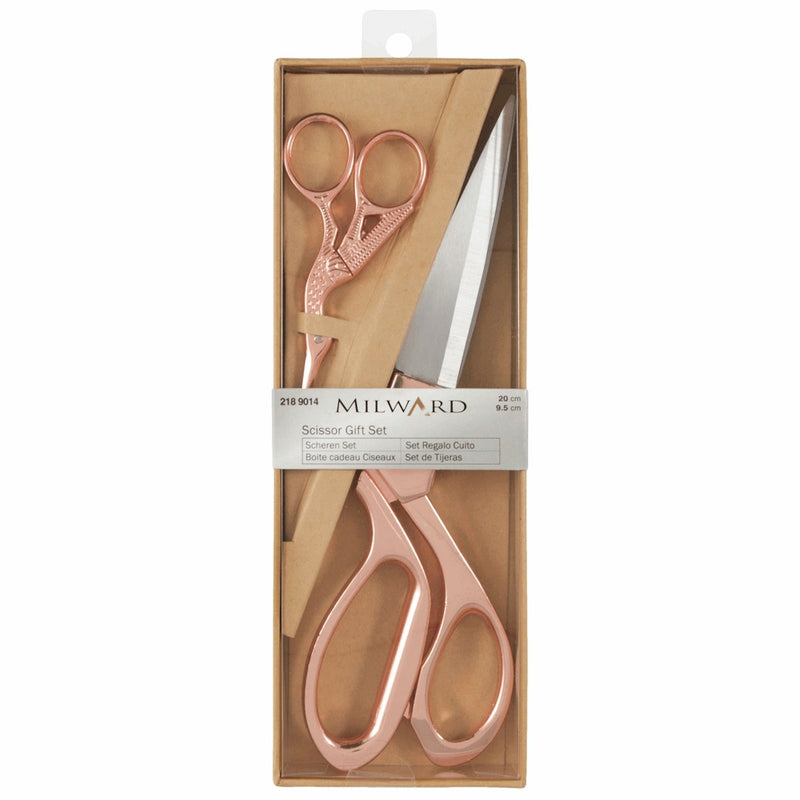 Milward Scissor Gift Set - Rose Gold - The Fabric Counter