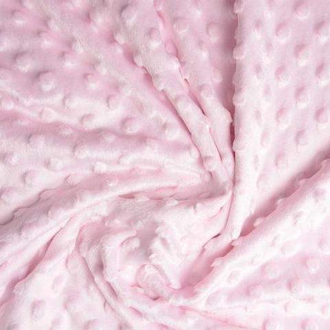 Minky - Baby Pink - The Fabric Counter