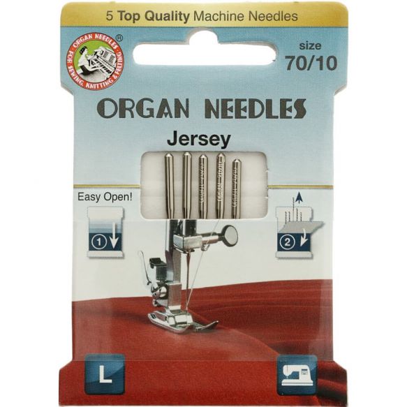 Organ Machine Needles: Jersey 70/10 - The Fabric Counter