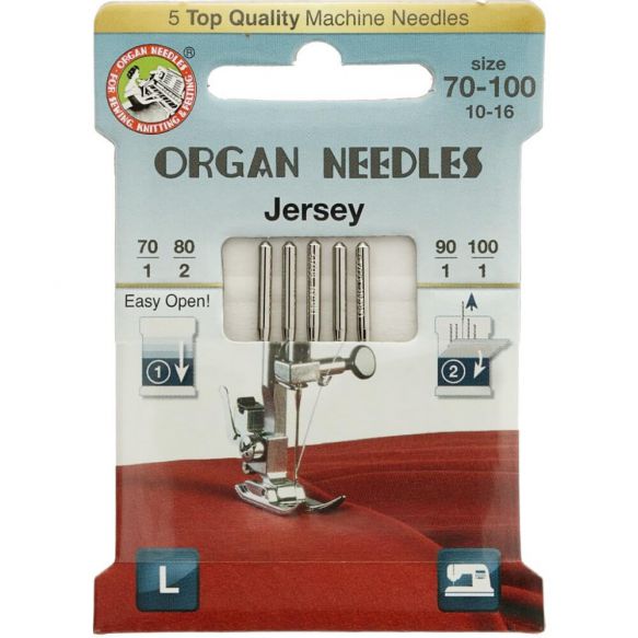 Organ Machine Needles: Jersey Assorted - The Fabric Counter