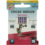 Organ Machine Needles: Microtex 70/10 - The Fabric Counter