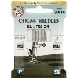 Organ Machine Needles: Overlock EL x705 90/14 - The Fabric Counter