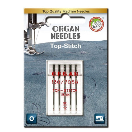 Organ Machine Needles: Top Stitch 80/12 - The Fabric Counter