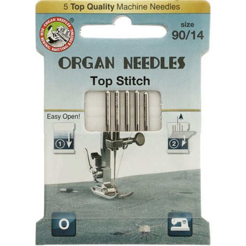 Organ Machine Needles: Top Stitch 90/14 - The Fabric Counter