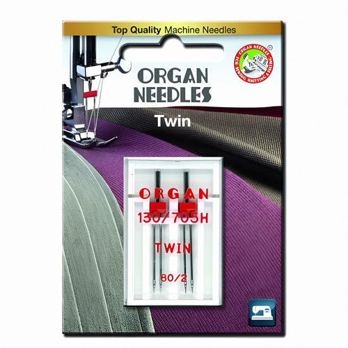 Organ Sewing Machine Twin Needles Size 80/2 - The Fabric Counter