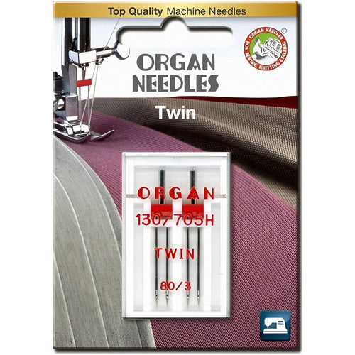 Organ Sewing Machine Twin Needles Size 80/3 - The Fabric Counter