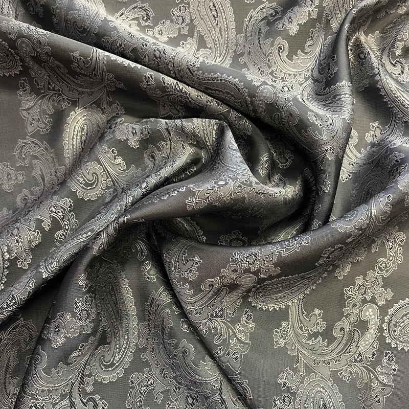 Paisley Jacquard Lining - The Fabric Counter