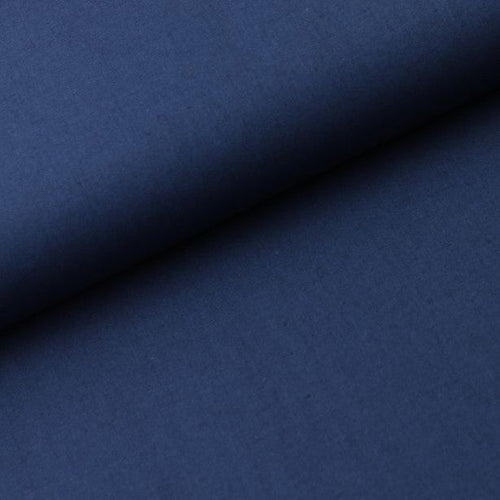 Plain 100% Cotton - Dark Jean - The Fabric Counter