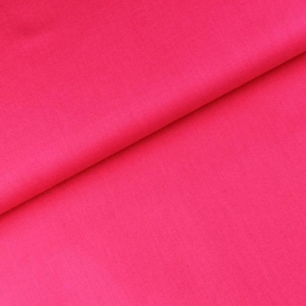 Plain 100% Cotton - Fuchsia / Cerise - The Fabric Counter