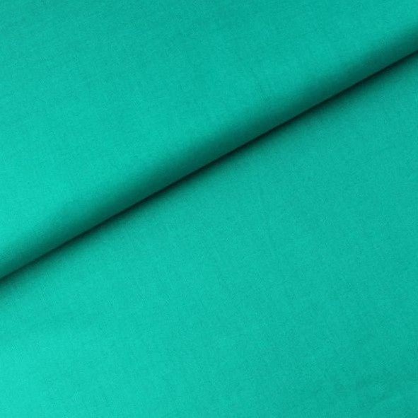 Plain 100% Cotton - Sea Green - The Fabric Counter