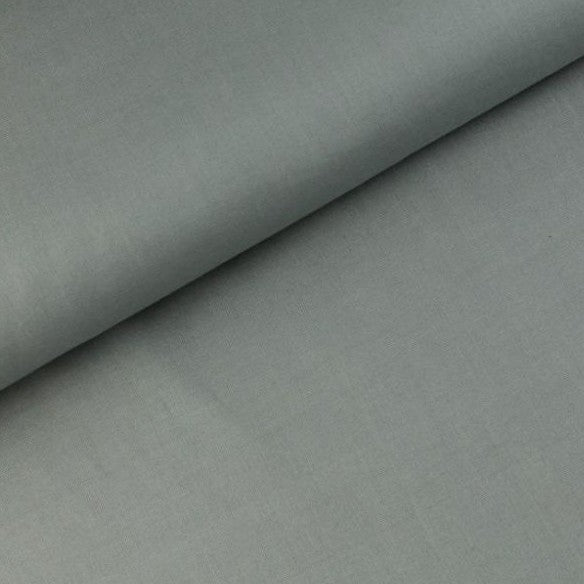 Plain 100% Cotton - Silver - The Fabric Counter