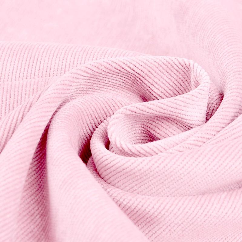 Plain Corduroy - Baby Pink - The Fabric Counter