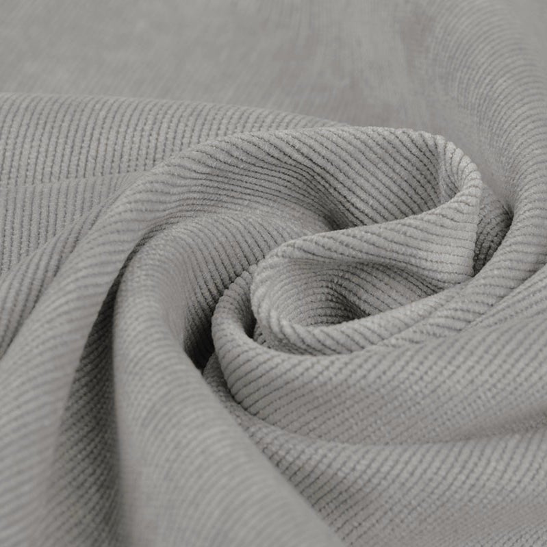 Plain Corduroy - Stone Grey - The Fabric Counter