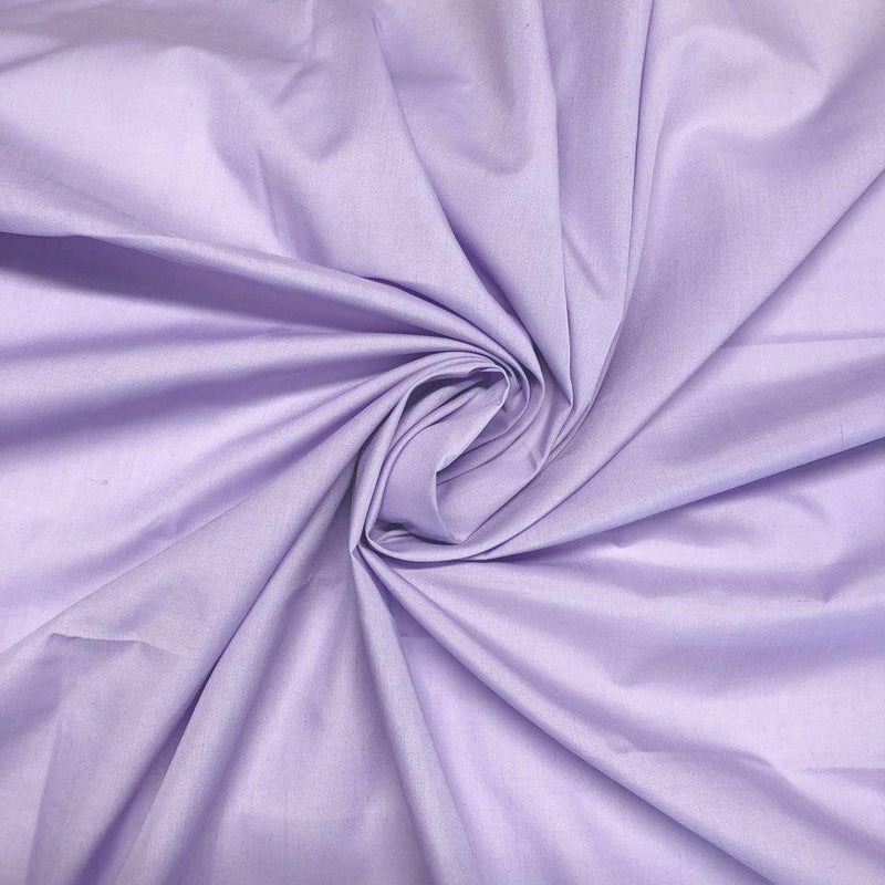 Plain Polycotton - Lilac - The Fabric Counter