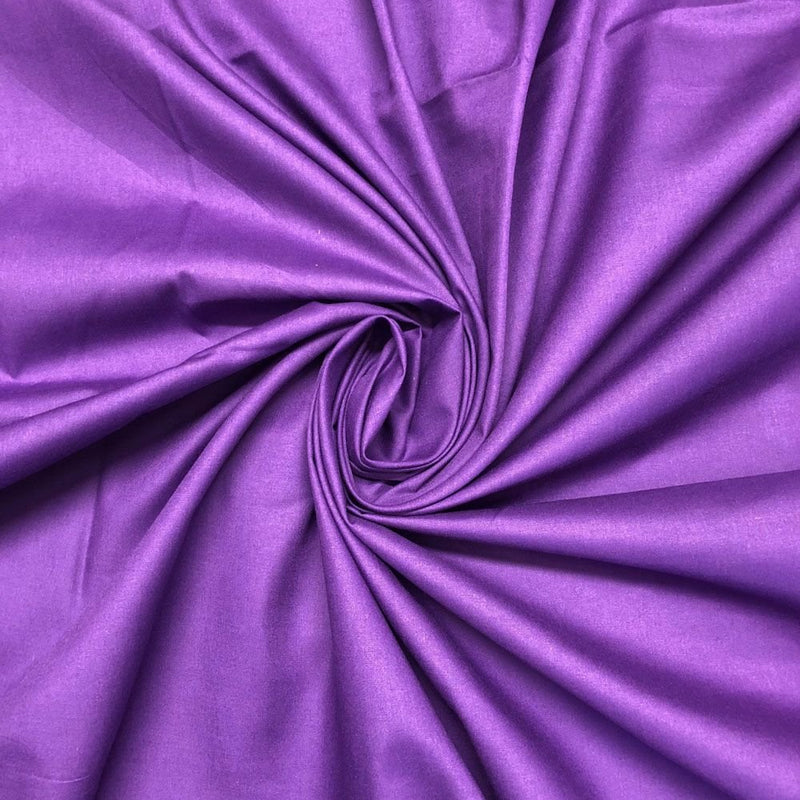 Plain Polycotton - Violet - The Fabric Counter