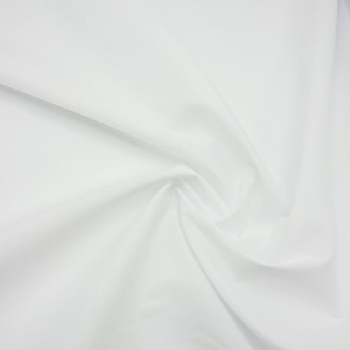 Plain Polycotton - White - The Fabric Counter