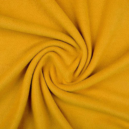 Polar Fleece - Mustard - The Fabric Counter