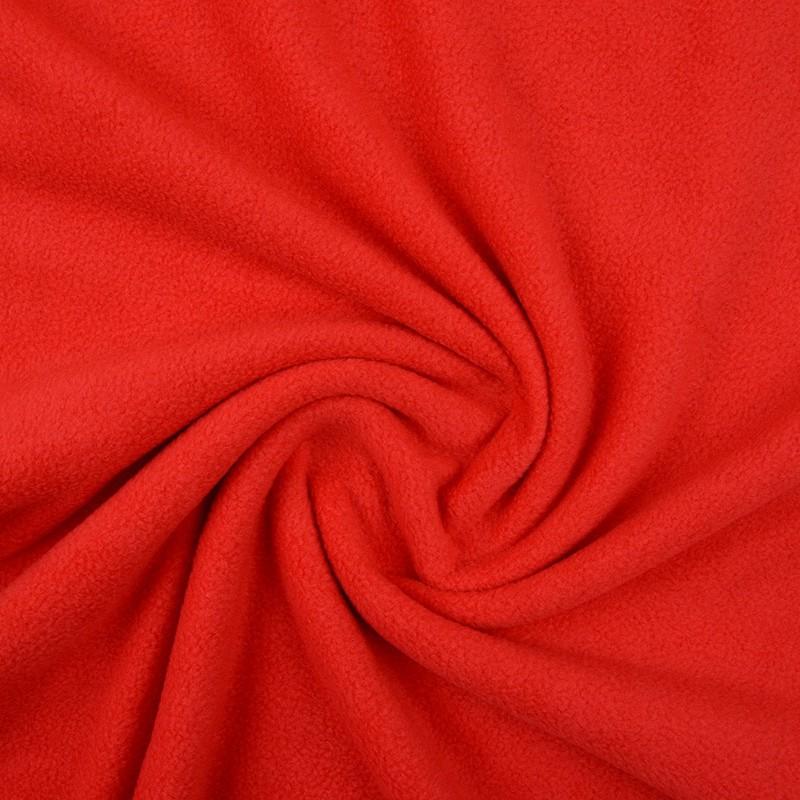 Polar Fleece - Red - The Fabric Counter