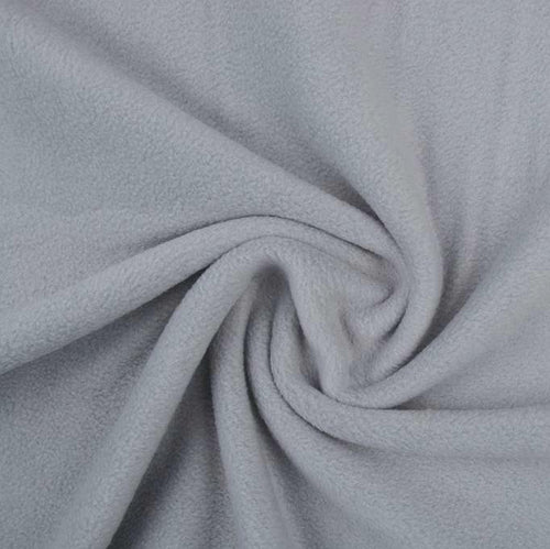 Polar Fleece - Silver - The Fabric Counter