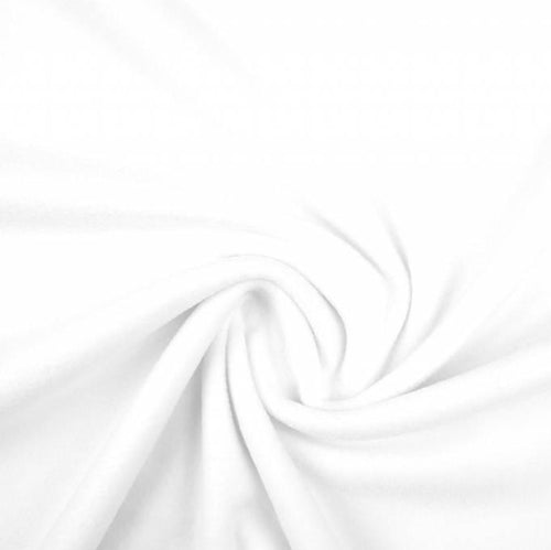 Polar Fleece - White - The Fabric Counter