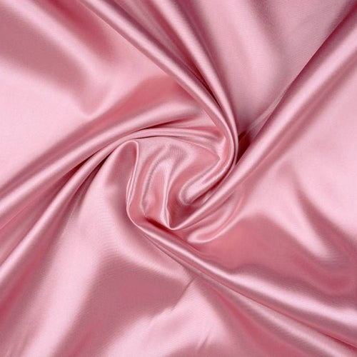 Poly Satin - Dusty Rose - The Fabric Counter