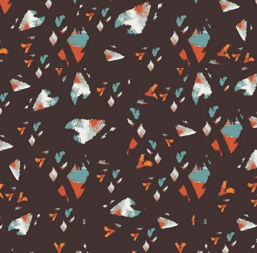 Polyester Print - Abstract - The Fabric Counter