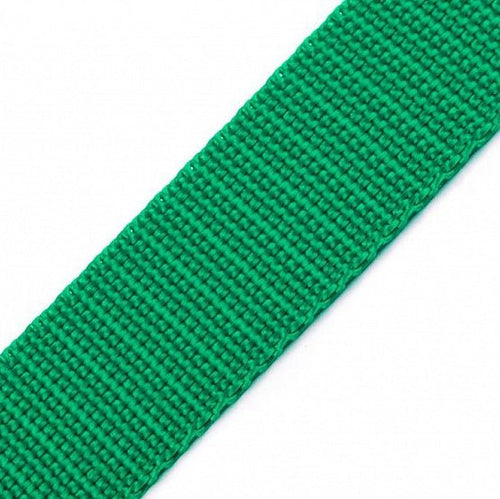 Polypropylene Webbing 25mm - Emerald - The Fabric Counter