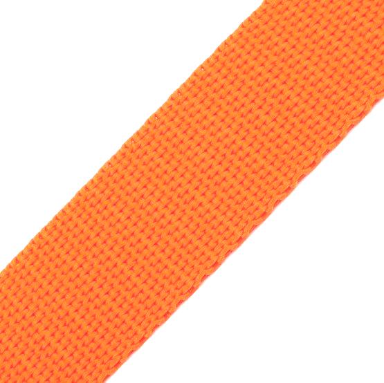 Polypropylene Webbing 25mm - Orange - The Fabric Counter