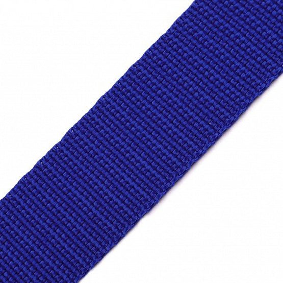 Polypropylene Webbing 25mm - Royal - The Fabric Counter