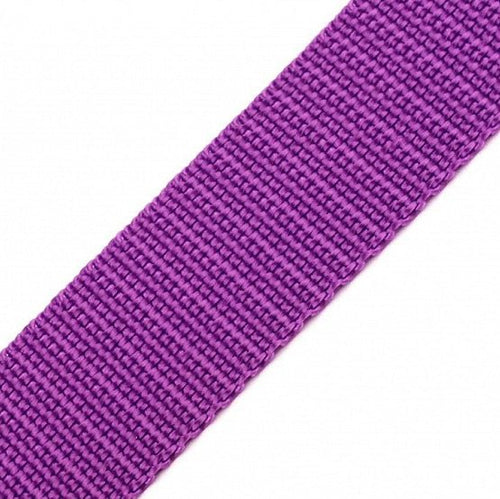 Polypropylene Webbing 25mm - Violet - The Fabric Counter